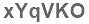 The text to enter in the texbox below is: xYqVKO