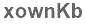 The text to enter in the texbox below is: xownKb