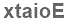 The text to enter in the texbox below is: xtaioE