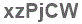 The text to enter in the texbox below is: xzPjCW