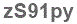 The text to enter in the texbox below is: zS91py
