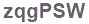 The text to enter in the texbox below is: zqgPSW